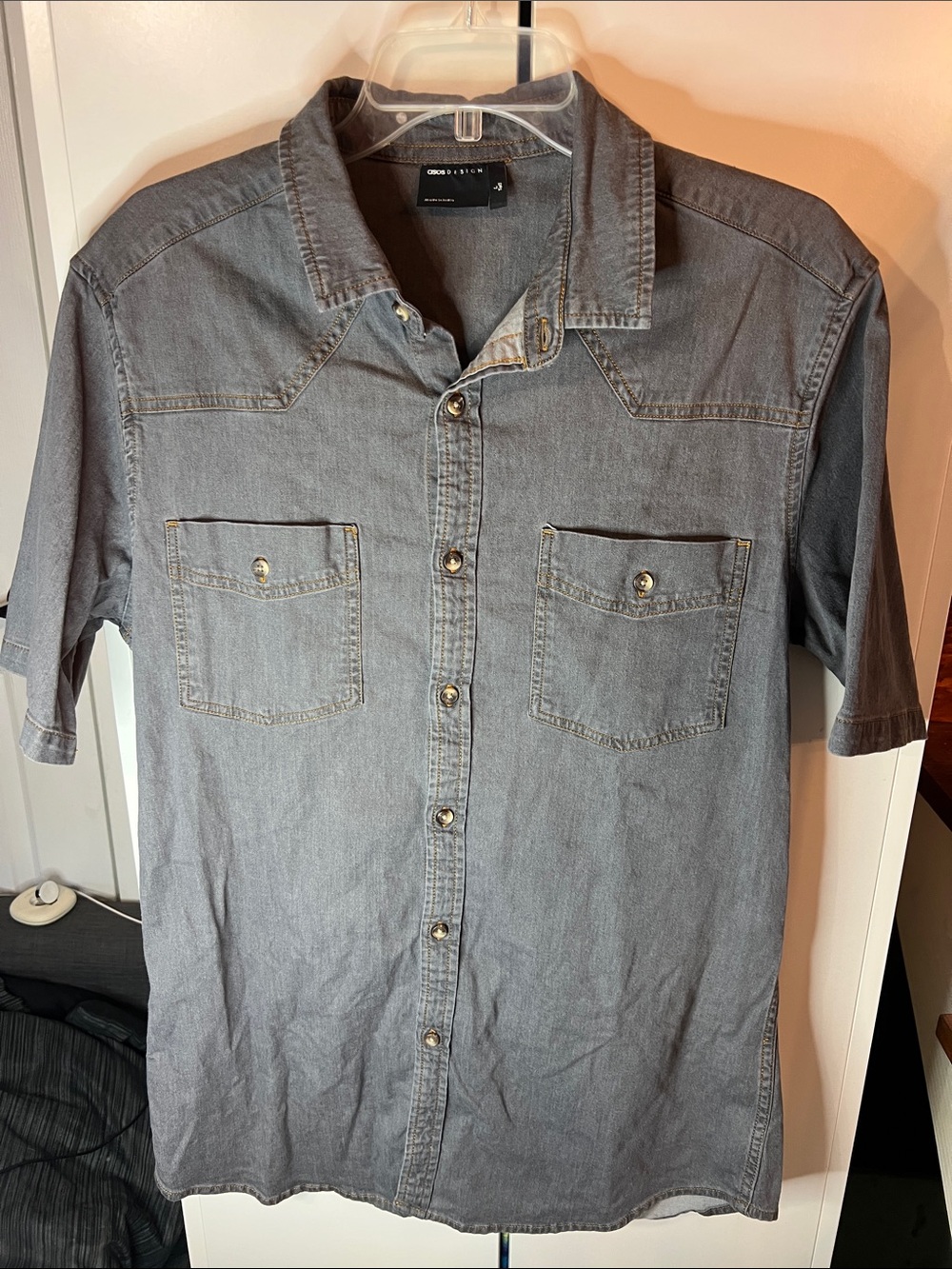 ASOS Design button up shirt.